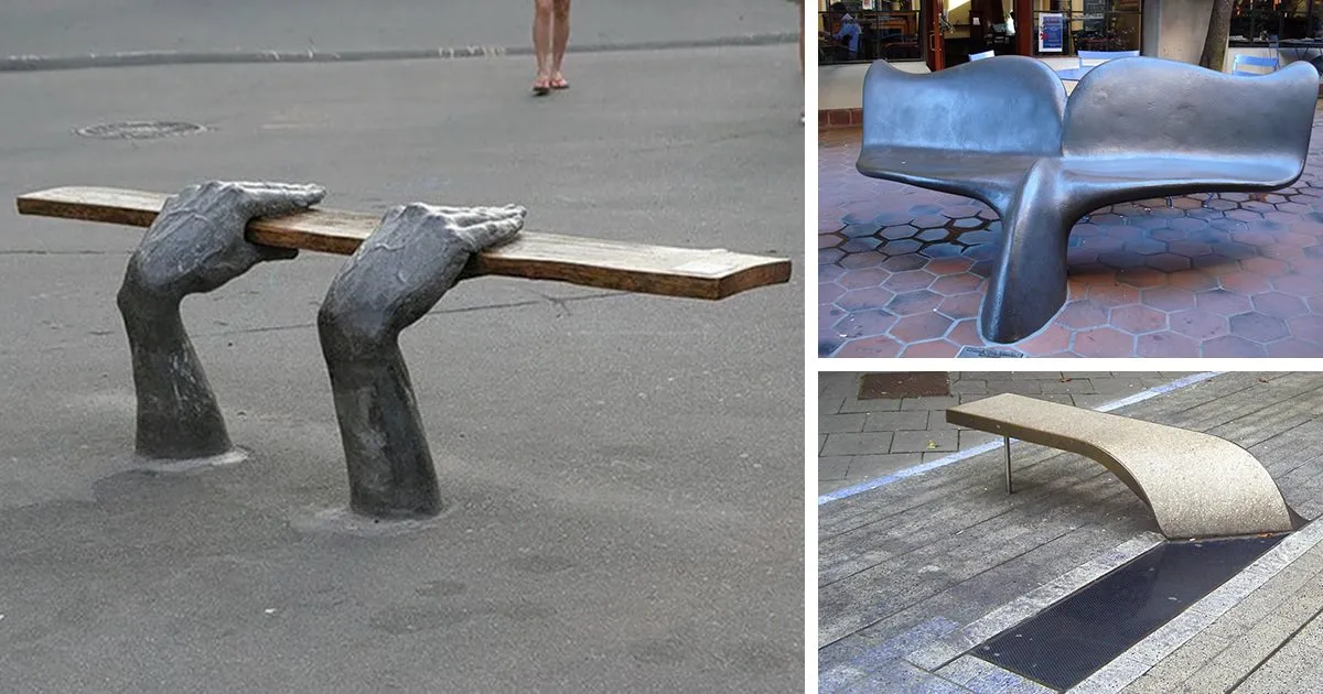 17 des bancs et fauteuils les plus originaux au monde.