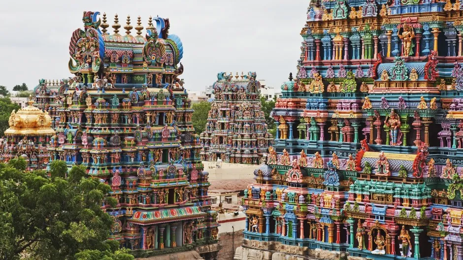 Meenakshi temple madurai inde