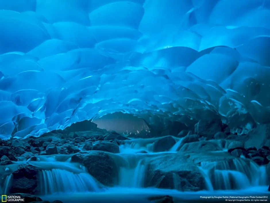 Mendenhall cavernes de glace de juneau en alaska