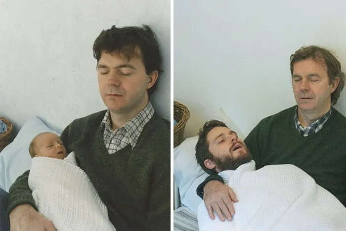 Recreation childhood photos before after 14