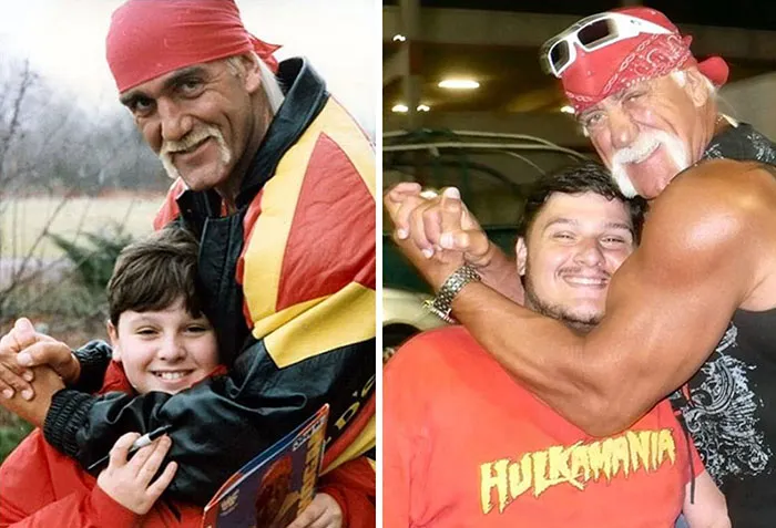 Recreation childhood photos before after 7
