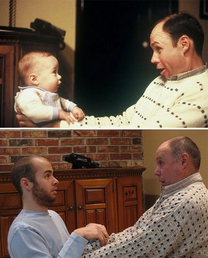 Recreation childhood photos before after 81