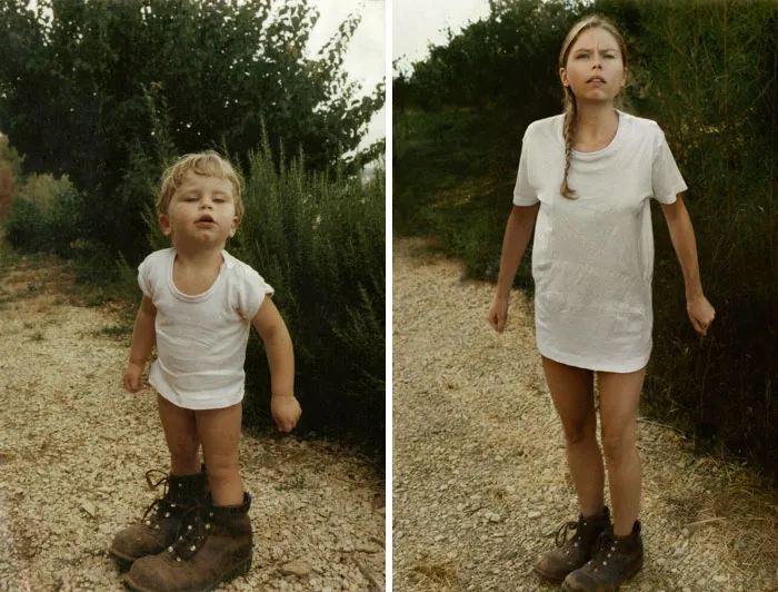 Recreation childhood photos before after 11