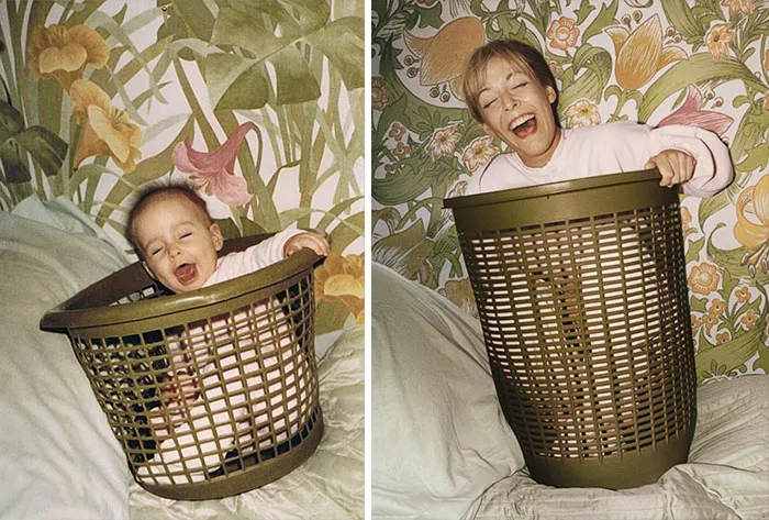 Recreation childhood photos before after 12