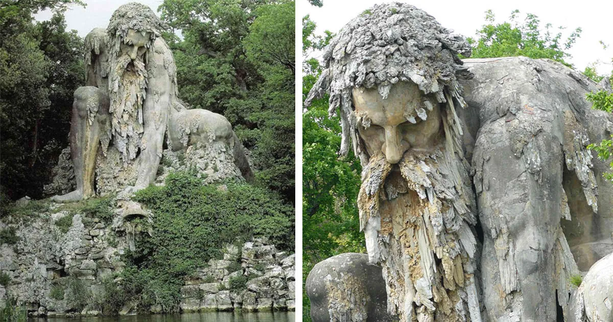 À Florence, en Italie, un colosse gigantesque du 16ème siècle dissimule des pièces secrètes en son sein.