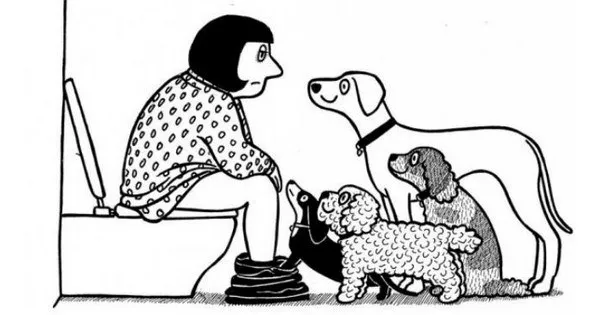 Si vous pouviez lire dans les pensées des chiens, voici ce que vous pourriez entendre en 15 Illustrations